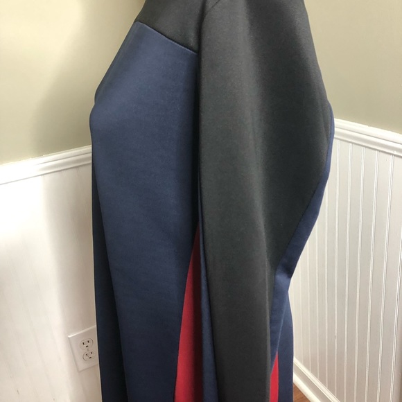 Cato Long Sleeve Blue Red Dress - Picture 6 of 9